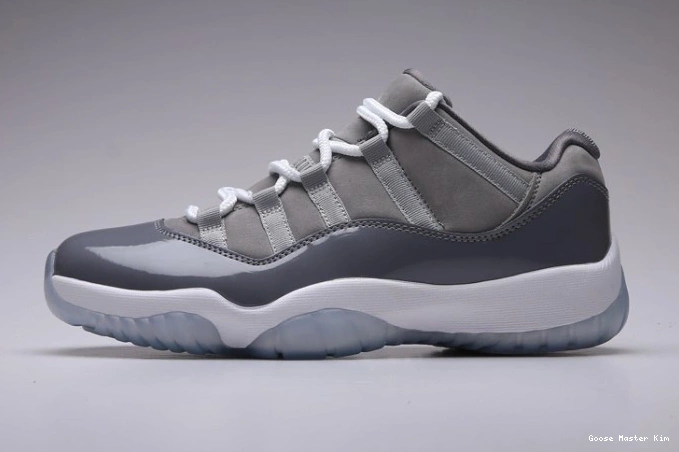 Grey 11 Air Low Jordan Cool 528895-003 0727